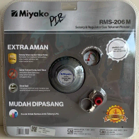 SELANG GAS & REGULATOR GAS MIYAKO RMS-206 M