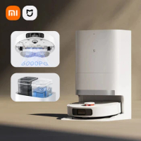 XIAOMI MIJIA Omni Robot Vacuum Mop 2 C102CN Smart Base Automatic Cleaning Dust Collecting Water Drainage 6000PA Suction Power
