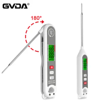 GVDA Digital Food Thermometer Kitchen Thermometer Meat Oil Milk BBQ Electronic Oven Thermometer Food Temperature Measure Tools