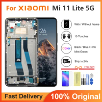 6.55'' Original LCD for Xiaomi mi 11 Lite 5G Display Touch Screen Digitizer Assembly For Xiaomi Mi 11 Youth Repair Parts