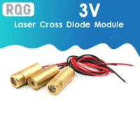 Đầu Laser 650nm 9Mm 3V 50MW Laser Đeo Chéo Diode Module Đồng Đỏ Đầu