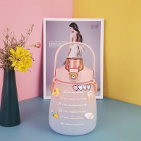 Botol Minum Anak Gemoy Viral 1.3 Liter Gradasi FREE STIKER 2D&3D - 1014 Ungu Bahan berkualitas Bisa