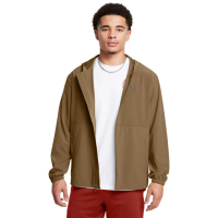 【UNDER ARMOUR】UA官方直營 男 Vibe Woven 防風外套_1386555-498(棕色)