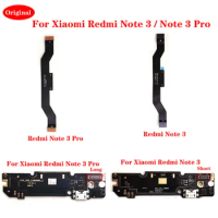 Original USB Charging Port Dock Microphone Board Connector Mainboard Flex Cable Repair Parts For Xiaomi Redmi Note 3 Note 3 Pro