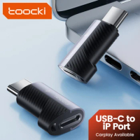 Toocki USB 2.0 USB C To Lightning OTG Type C Adapter C Male To Lightning Female Fast Charging Converter For iPhone 15 SamsungS23