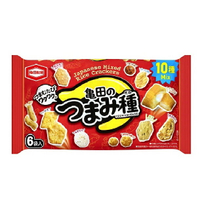 【江戶物語】龜田米果 10種類綜合米果點心包 120g 日本進口 下酒點心 柿種 小魚乾 仙貝 海苔捲