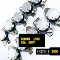 KSD301 130 Degrees NO Normally open Automatic Closure Temperature switch 130 C Normally Closed NC Automatic Disconnecting Switch