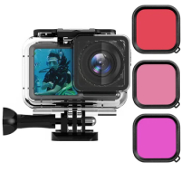 For Dji Osmo Action Waterproof Case Underwater Diving Protective Housing Shell For DJI OSMO ACTION Camera Accessories