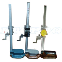 0-150mm 200mm 300mm 500mm Steel Digital Height Gauge Electronic Height Vernier Caliper Woodworking Table Marking Ruler
