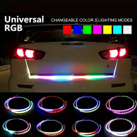 Holiday Presents for Him: 12V 1.2M 1.5M Vehicle Light Dynamic Streamer Reverse LED Strip Extra Lamp,