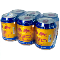 Red Bull Classic,Less Sugar,Normal (6 Cans x 250ml).