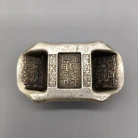Antique Coins Collection Antique Qing Dynasty Yunnan memorial archway Ingot Appraised Silver Dollar Treasure Ancient Saddle Ingo