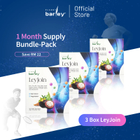 1-Month Supply : 3 x LeyJoin by Planet Barley | 5-in-1 Natural Joint Repair - 20g x 10s | Stop The P
