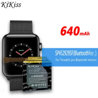 640mAh KiKiss Battery SP452929SF For Ticwatch pro Bluetooth Version / For Ticwatch pro 4G Version High Capacity Batteries