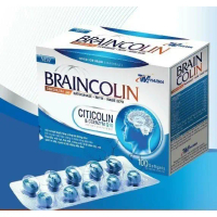 [Được yêu thích] Viên Uống Bổ Não BRAINCOLIN, Hỗ Trợ Hoạt Huyết Bổ Não Tăng Lưu Thông Máu Giảm Đau Đ