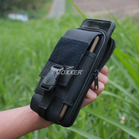 Tempat Sarung HP Pinggang Kanvas 6,8 inch Tactical Tas Dompet Handphone Pouch Hp Pria