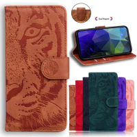 Case For Google Pixel 8 7A 6 6a Pro Leather Tiger Motif Phone Cases On Google Pixel 7 Pro Flip Magnetic Wallet Card Cover