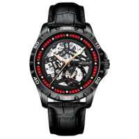 Watch men's automatic mechanical watch Ailang brand design hollow fashion luminous waterproof new 2021 men's watch