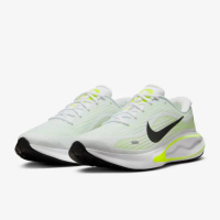 【NIKE 耐吉】運動鞋 跑鞋 慢跑鞋 男鞋 JOURNEY RUN 白 螢光黃綠 反光 緩震(FN0228700)