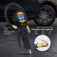 Digital Air Tire Inflator 3in1 Isi Ukur Buang Tekanan Angin Gauge DP-201