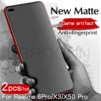 2Pcs/lot Matte Tempered Glass For Realme 6Pro X50 pro Screen Protector For Realme X50 pro Glass for Realme X3 SuperZoom IIRROONN