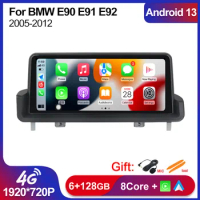 2 Din Radio Receiver Car Multimedia Player for BMW 3 E90 E91 E92 E93 2005-2012 For Carplay Auto WIFI BT Android All In One