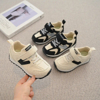2025 New Spring Boy's Shoes Tide Girls' Sports Shoes Children's Campus Middle and Big Children Runni