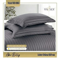 Ellenov Sarung Bantal Guling Set Microtencel Sarban Polos Aesthetic Sargul Jumbo Hotel MicroSilk Ade