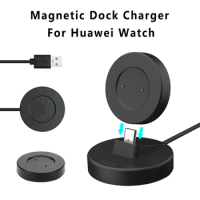 Magnetic Charger For Huawei Watch GT GT2 GT2E Honor Magic 1/2 GS Pro USB Portable Magnetic Smart Watch Fast Charging Dock