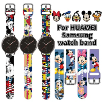 Disney Mickey Watchband for Huawei watch2Pro GT/GT2 Samsung galaxy watch/active2/gear sport/s3 Sz classic Smart strap 20mm 22mm
