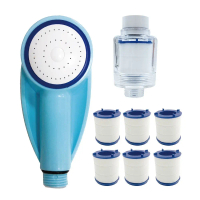 水摩爾 迷你旅行淨水蓮蓬頭(含雙重過濾器)#BW-F3 + 過濾器 + 6入替換濾心-BW-F3 + 過濾器 + 6入替換濾心
