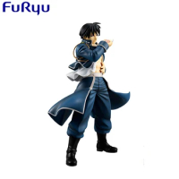 Original Genuine Furyu Fullmetal Alchemist 19cm Colonel Roy Mustang PVC Action Figure Anime Figurine Toys Drop Shipping