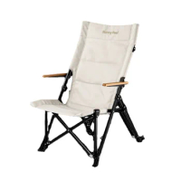 Portable Camping Chair Seat Folding Rocking Camping Rocking Chair Aluminum Deckchairs Nature Hike Beach Lounger Wooden Fishing