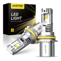 AUXITO 2Pcs 12000Lm HB1 9004 LED Headlight Hi/Lo Bulb 9006 HB4 HB3 ZES Chip H13 H7 H4 9003 H8 H11 Head Lamp Lights with Fan