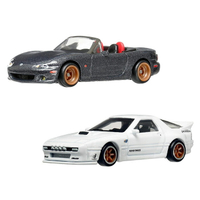 風火輪小汽車 收藏2入組 MAZDA '04 MAZDASPEED MIATA / RX7 FC PANDEM 【鯊玩具】