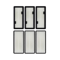 6Pcs Washable Replacement Hepa Filters for SAMSUNG Jet Bot AI+ and Jet Bot+ Vacuum Cleaners,Fit for VR30T85513W/AA Robot