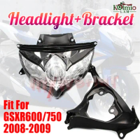 Fit For Suzuki GSXR600 GSXR750 2008 - 2010 K8 K9 Headlight Assembly Headlamp Light + Bracket GSXR 600 750
