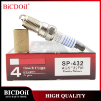4/6PCS SP-432 AGSF32FM Platinum Spark Plug for Mazda3 5 6 Buick Audi Cadillac DTS Chevy Ford F-150 Mercedes Benz C E S Class