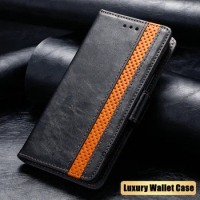Luxury Leather Case For VIvo Y78 Y76S Y73S Y70S Y55S Y54S Y35 Plus Y22S Y20 Y17 Y16 Y15S Y02S Magnet Wallet Flip Book Case Cover