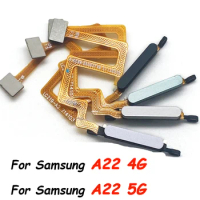 10Pcs Tested Fingerprint Sensor Home Button Flex Cable For Samsung A22 A224 A22 5G Frigerprint Flex Ribbon Cable