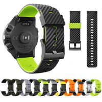 ANBEST For Suunto 7/Suunto 9 Strap Wristband For Suunto 9 Baro/9 Spartan/9 GPS Soft Silicone Sports Watchband Replacement Band