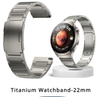 Titanium Strap for HUAWEI WATCH 4 /4 Pro,GT2 GT3 GT4 46mm, 22mm Watchband for Huawei Ultimate Smartwatch Business Wristband