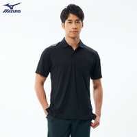 男款短袖POLO衫 32TA002009(黑)【美津濃MIZUNO】