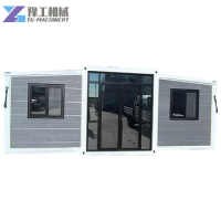 YG 20ft 40ft Expandable Foldable Container House Prefab Bedroom Homes Folding Tiny Fold Out House