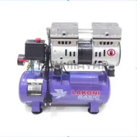 LAKONI COMPRESSOR BASIC 9S SILENT / KOMPRESOR ANGIN SILENT 0.75HP 8 LITER OIL-LESS