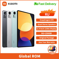 [RU in stock]Xiaomi Mi Pad 5 Pro 12.4 8GB+256GB Tablet Snapdragon 870 CPU 120Hz Screen 10000mAh 2560*1600 244ppi 500nit