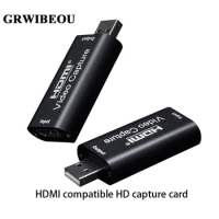 HDMI compatible USB 2.0 video capture card 1080P HD video recorder computer game real-time streaming live video capture card