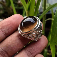cincin batu akik solar padang solok / solar kopi asli natural giwang