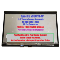 13.3" 4K UHD L37651-001 Touch Screen Assembly For HP Spectre x360 13-AP