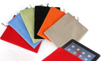 UNIPRO【A029】tab3 7.0 8.0 Nexus7 iPad mini Iconia B1 ME172V 8吋以下小平板 絨布袋 布袋 珠扣 保護套